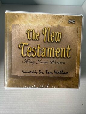 Sealed The New Testament King James Bible narrated by Dr. Tom Wallace (15 CD’s)